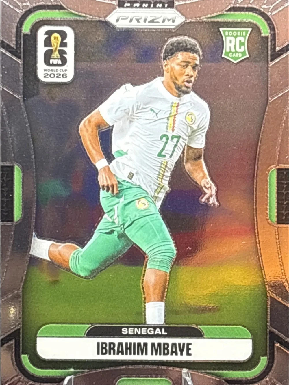 Panini Prizm Ibrahim Mbaye Rookie Soccer Card